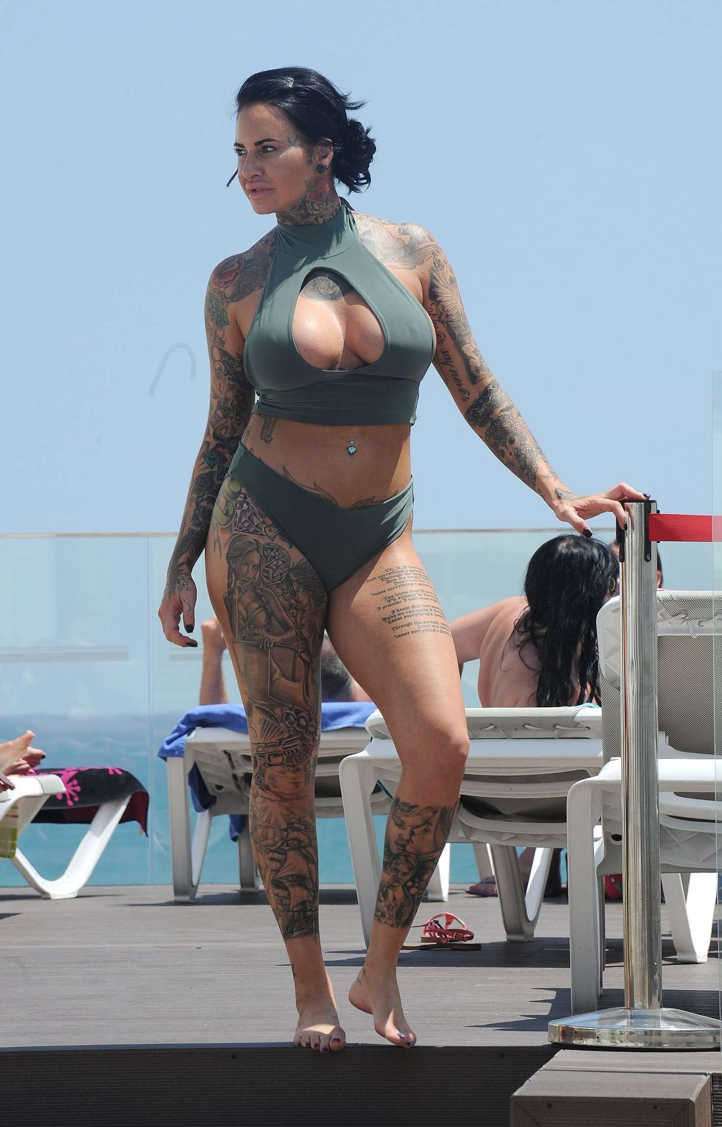 Jemma Lucy - Hot In bikini on holiday in Ibiza. 