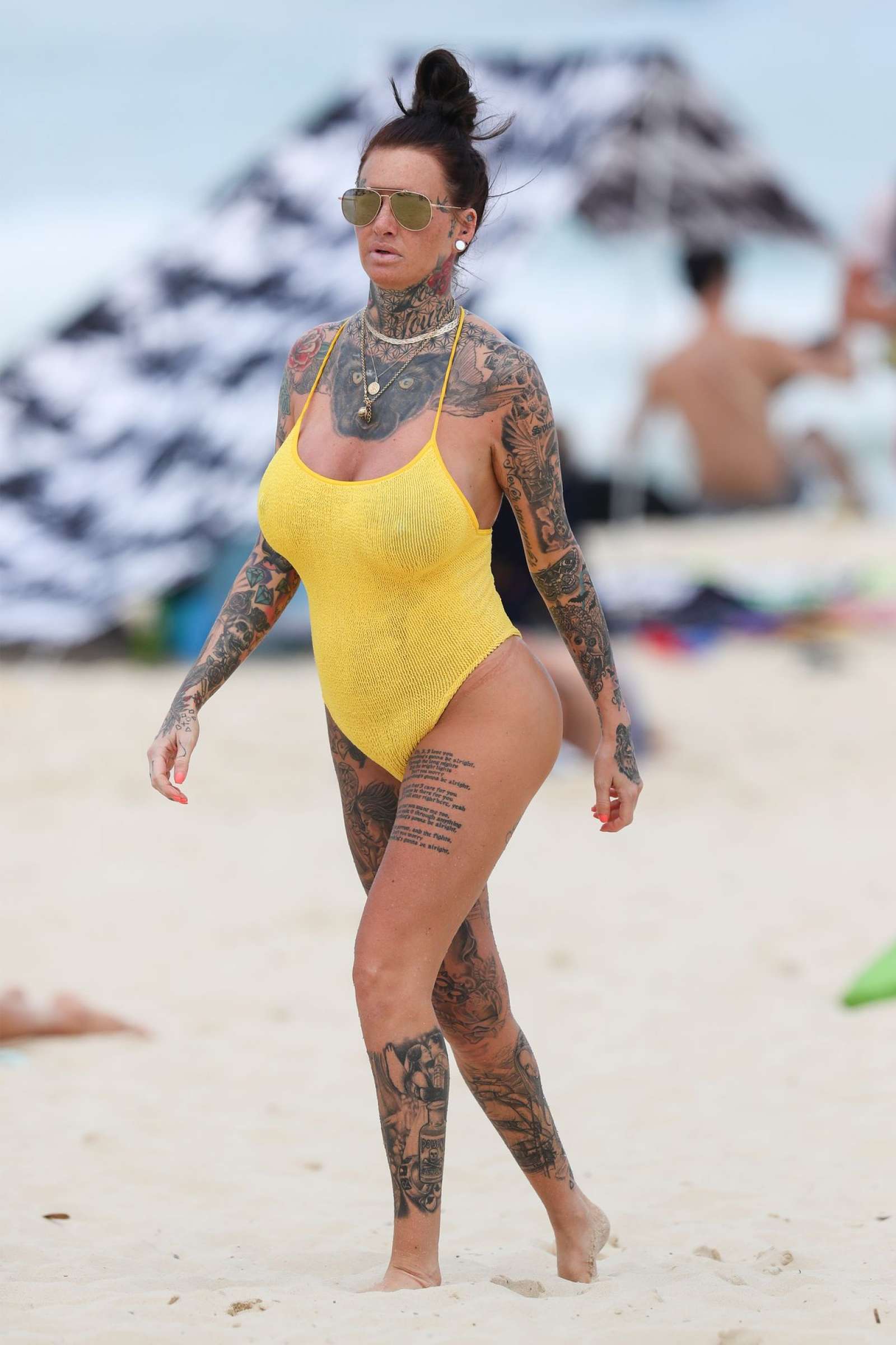 Jemma Lucy 2019 : Jemma Lucy in Yellow Swimsuit 2019 -04. 