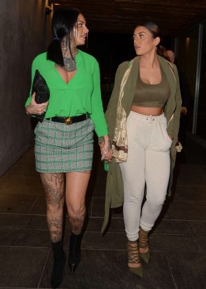 Jemma Lucy Night out in Manchester