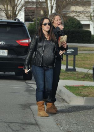 Jenelle Evans in Jeans out in Wilmington
