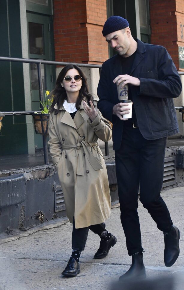 Jenna Coleman - Coffee run in New York