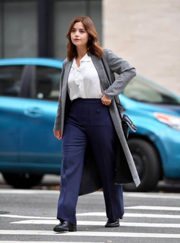 Jenna Coleman - Filming 'Wilderness' in New York