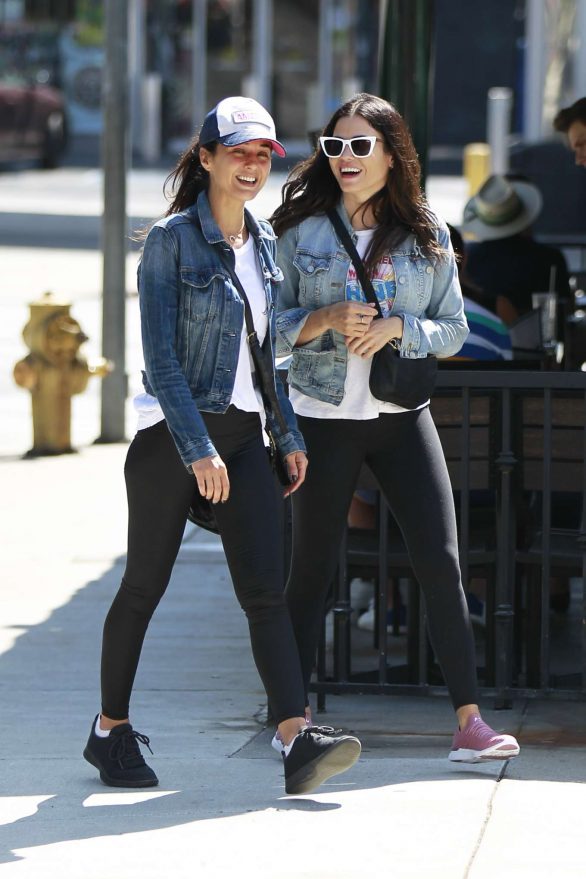 Jenna Dewan and Emmanuelle Chriqui - Out in Studio City