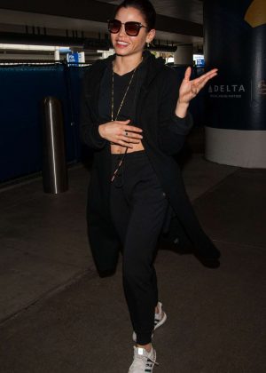 Jenna Dewan at LAX Airport in Los Angeles