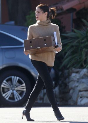 Jenna Dewan in Black Jeans - Out in Los Angeles