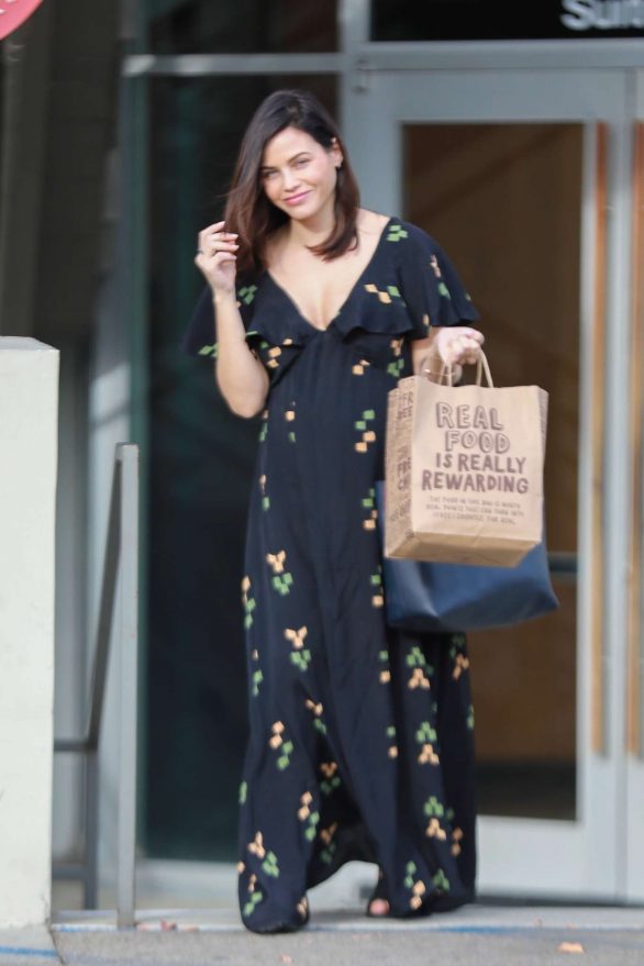 Jenna Dewan in Long Dress - Out in Los Angeles
