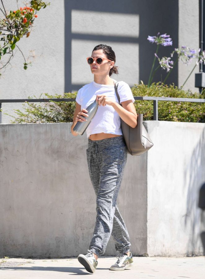 Jenna Dewan - Leaves Pilates Class in West Hollywood