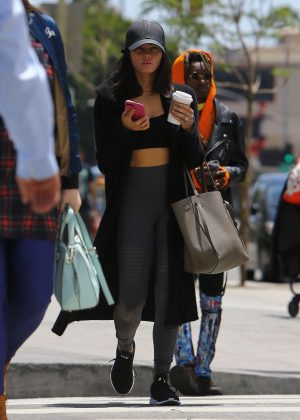 Jenna Dewan Tatum grabs a coffee in Hollywood