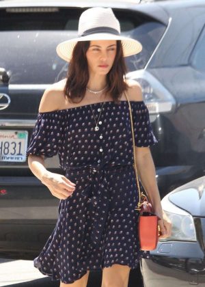 Jenna Dewan Tatum in Mini Dress Out in West Hollywood