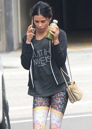 Jenna Dewan Tatum Leaving the nail salon in Beverly Hills