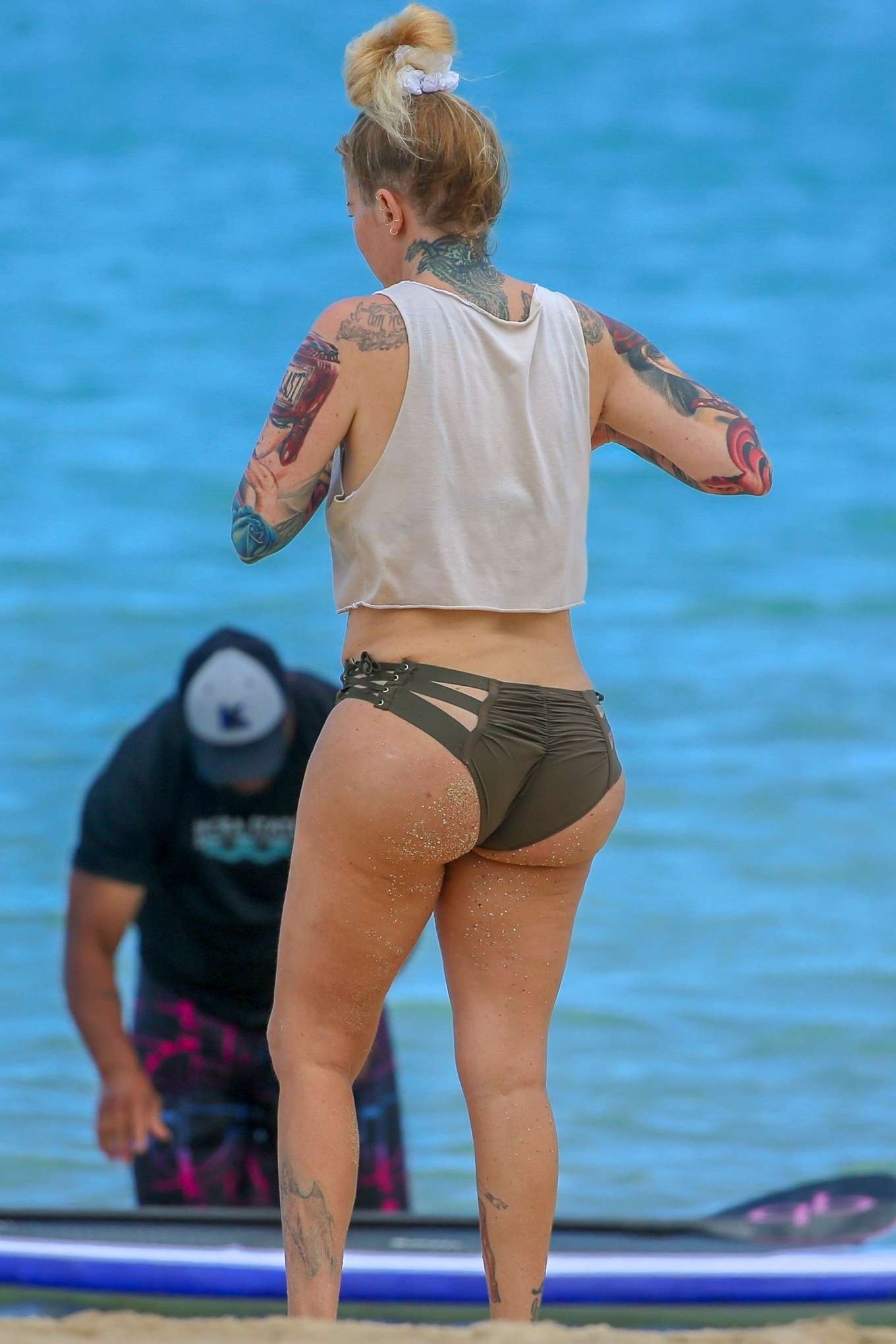 Jenna Jameson in Bikini on vacation in Hawaii. 