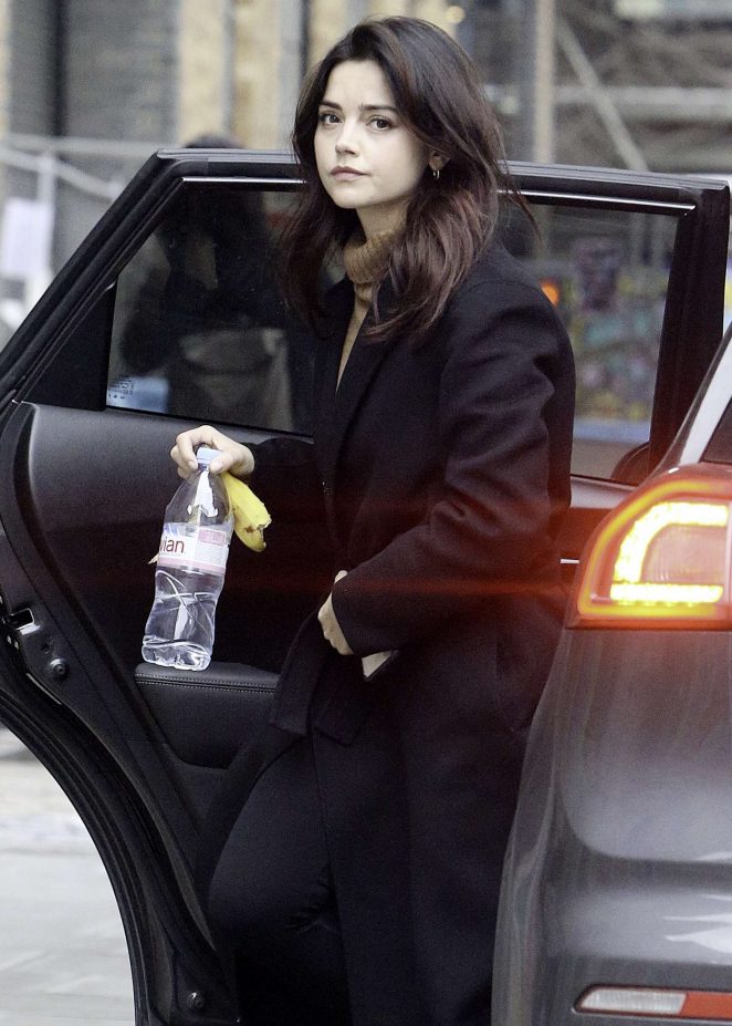 Jenna Louise Coleman at a studio in North London