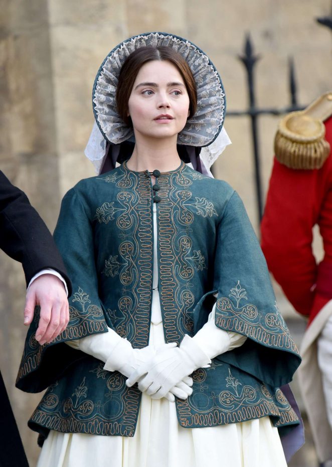 Jenna Louise Coleman - Filming 'Victoria' set in East Yorkshire