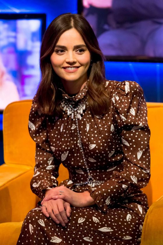 Jenna Louise Coleman - On The Jonathan Ross Show in London