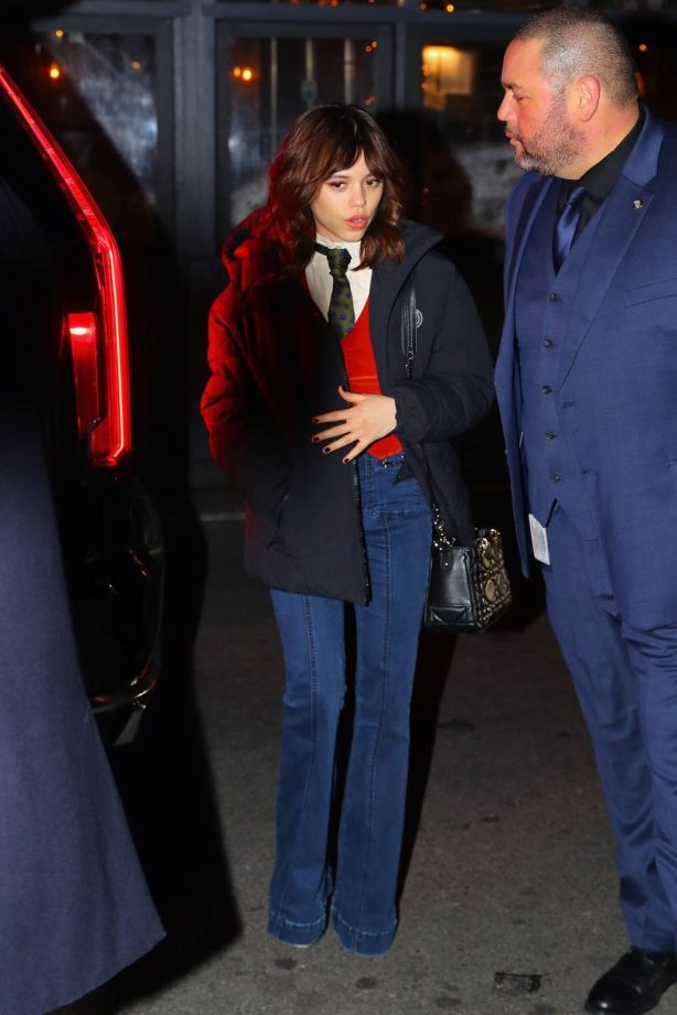 Jenna Ortega - Arrives at the SNL dinner in New York
