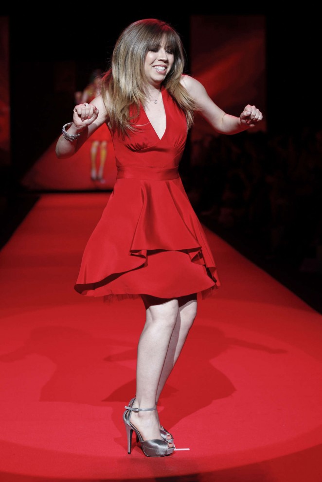 Jennette McCurdy - Go Red For Women Red Dress Collection 2015 in NYC