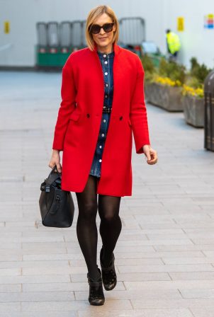 Jenni Falconer - Seen after her Smooth Radio Show in London