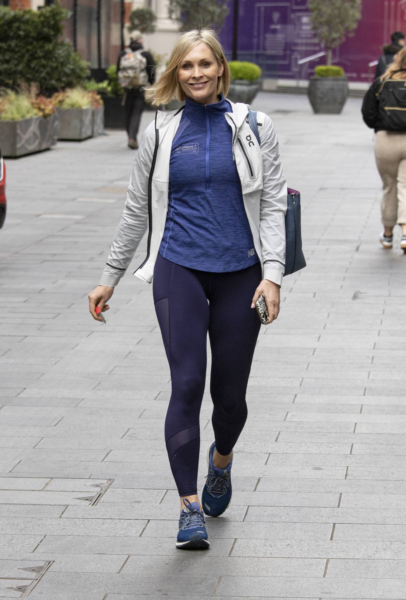 Jenni Falconer - Spotted Leaving Global Radio in Leicester Square, Central London