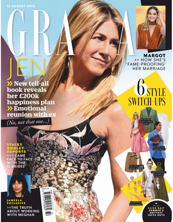 Jennifer Aniston - Grazia UK Magazine (August 2019)