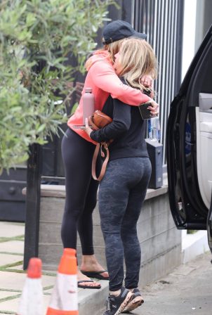 Jennifer Aniston - Seen after a pilates class in Los Angeles