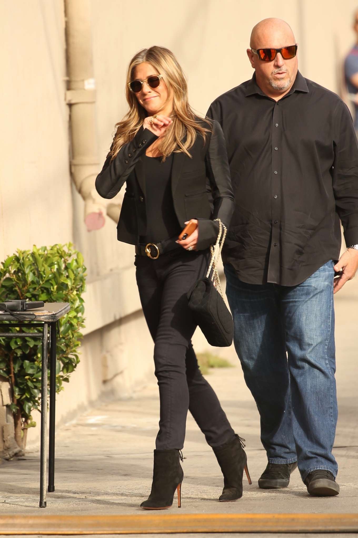 Jennifer Aniston 2019 : Jennifer Aniston – Visits Jimmy Kimmel Live in Hollywood -04