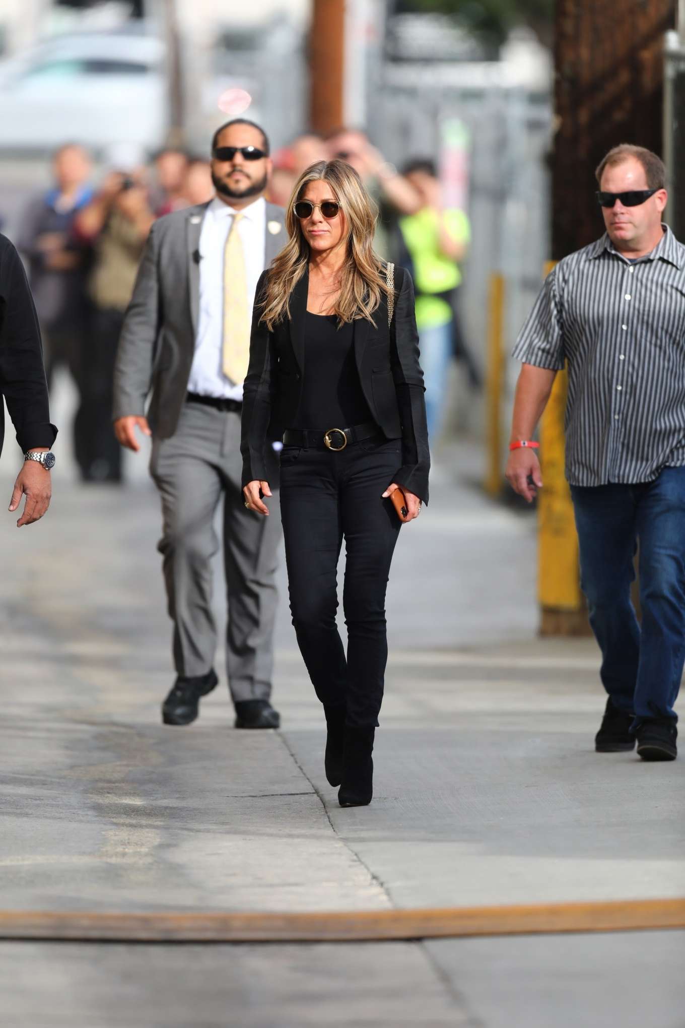 Jennifer Aniston 2019 : Jennifer Aniston – Visits Jimmy Kimmel Live in Hollywood -06