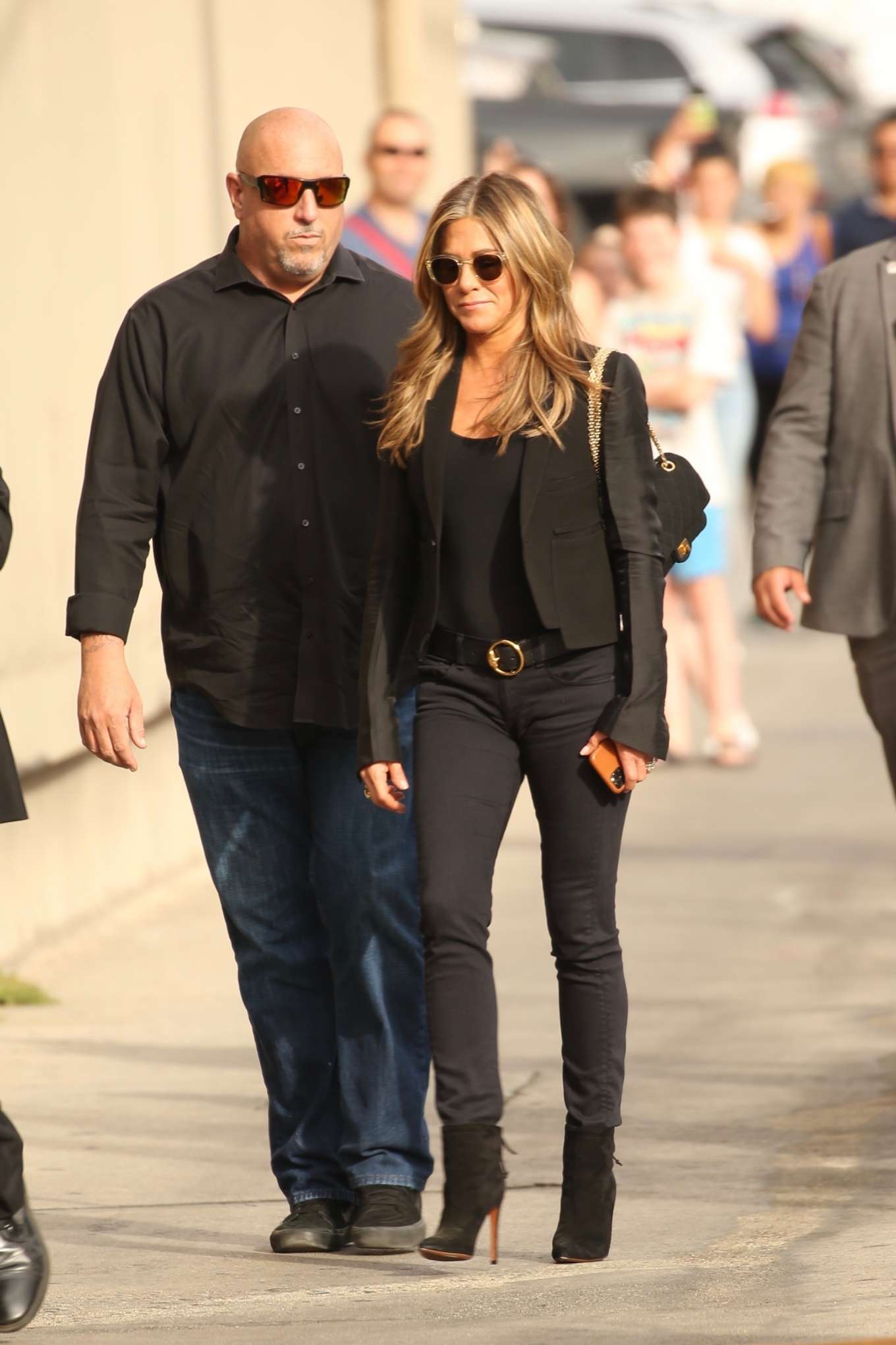 Jennifer Aniston 2019 : Jennifer Aniston – Visits Jimmy Kimmel Live in Hollywood -11