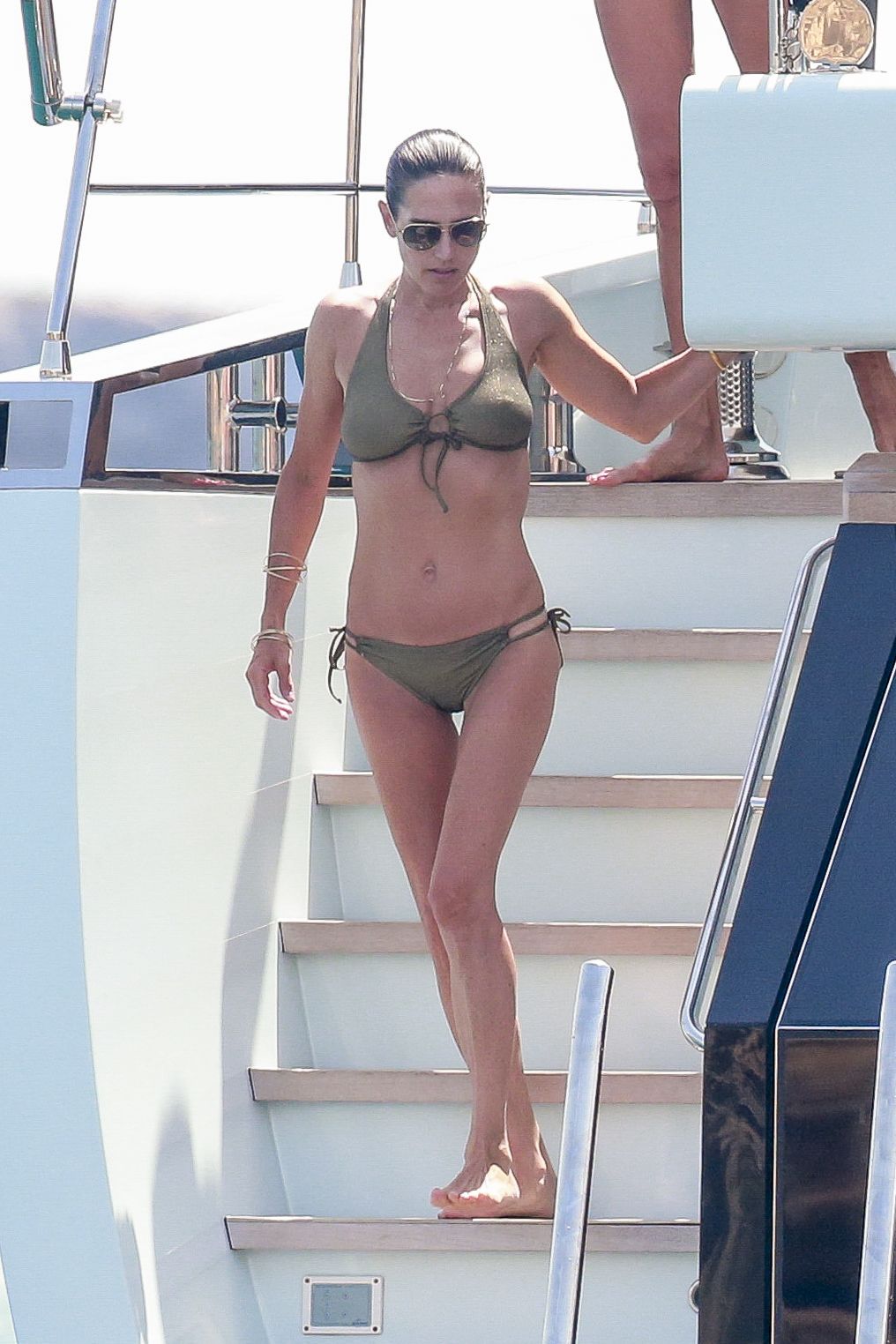 Jennifer Connelly in bikini on vacation in Ibiza. 