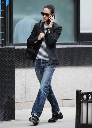 Jennifer Connelly in Jeans out in Tribeca | GotCeleb