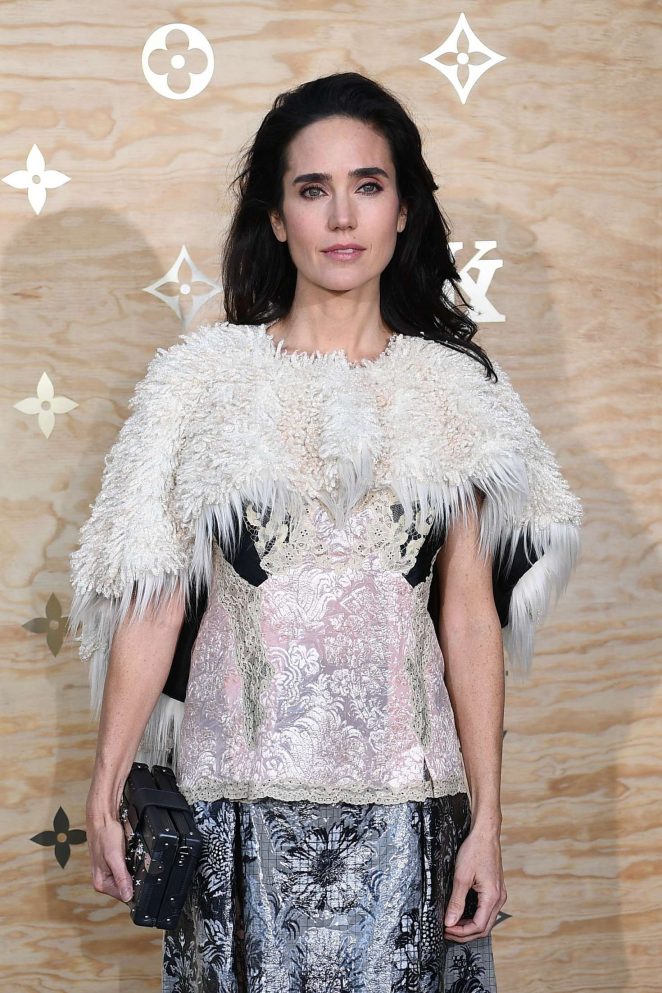 Jennifer Connelly - Louis Vuitton & Jeff Koons Masters Collection Collaboration in Paris