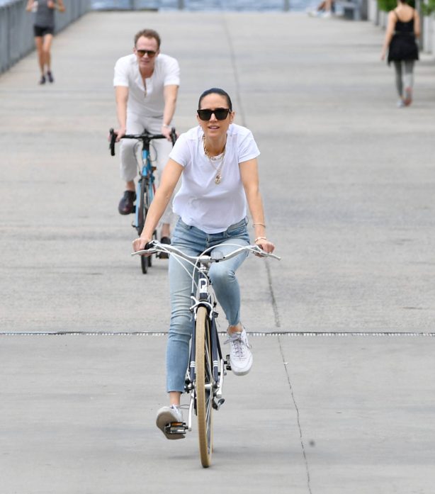 Jennifer Connelly - Seen on a bike ride in New York