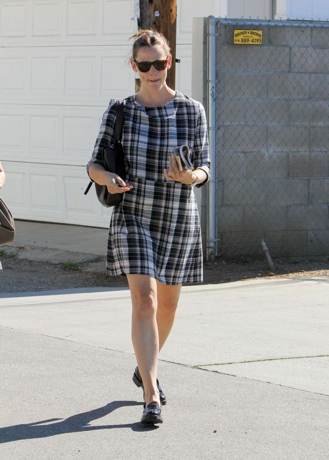 Jennifer Garner in Mini Dress out in Los Angeles