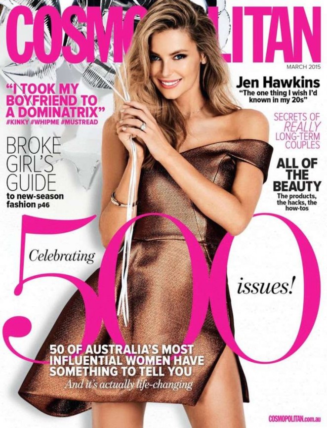 Jennifer Hawkins - Cosmopolitan Australia Cover (March 2015)