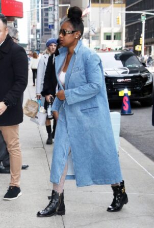 Jennifer Hudson - Arrives at The Late Show with Stephen Colbert