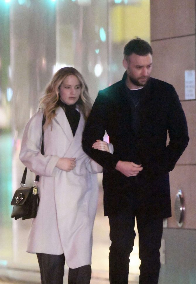 Jennifer Lawrence and Cooke Maroney - Out in New York