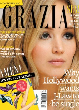 Jennifer Lawrence - Grazia UK Magazine (October 2017)