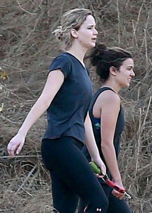 Jennifer Lawrence - Hiking in Los Angeles