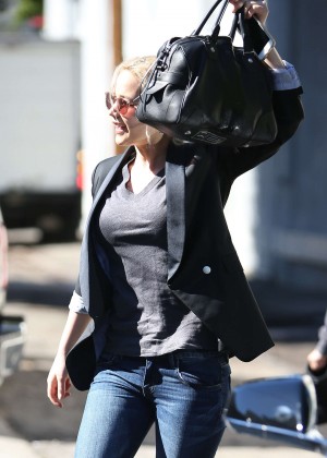 Jennifer Lawrence in Jeans out in Beverly Hills