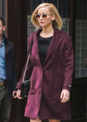 Jennifer Lawrence - Leaving her hotel in New York City