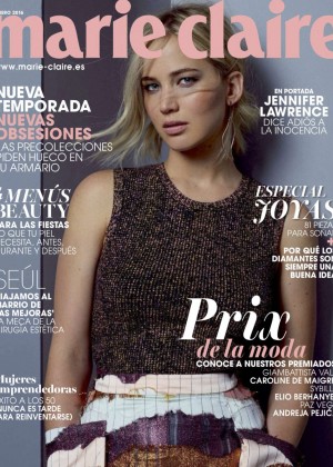 Jennifer Lawrence - Marie Claire Spain Cover (January 2016)