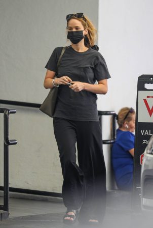 Jennifer Lawrence - Seen after a spa session in Beverly Hills
