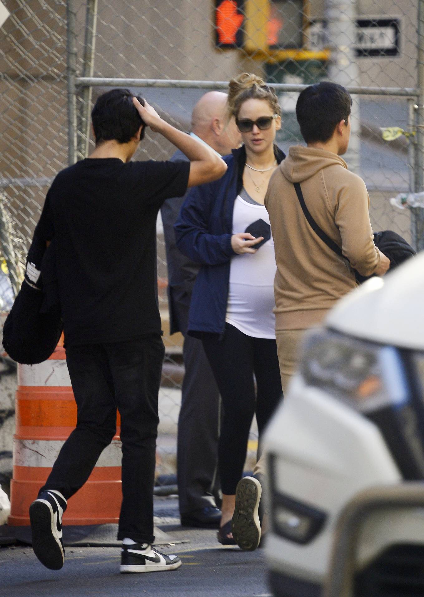 Jennifer Lawrence 2021 : Jennifer Lawrence – Shows off her growing baby bump in New York-08