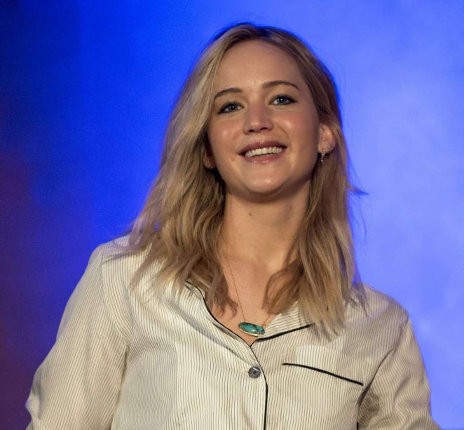 Jennifer Lawrence - Unrig the System Summit in New Orleans