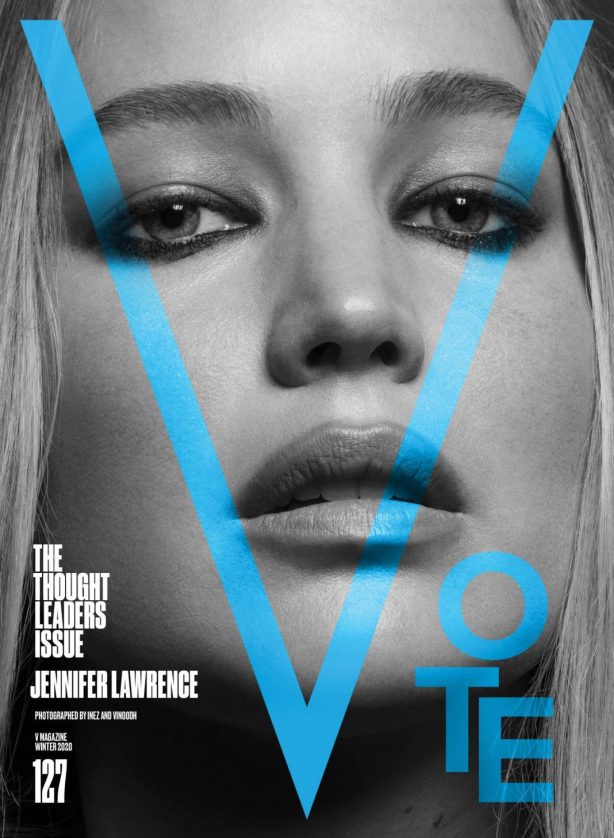 Jennifer Lawrence - V Magazine cover - The Thought Leaders Issue (2020)