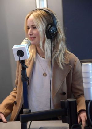 Jennifer Lawrence - Visits SiriusXM at SiriusXM Studios in NYC