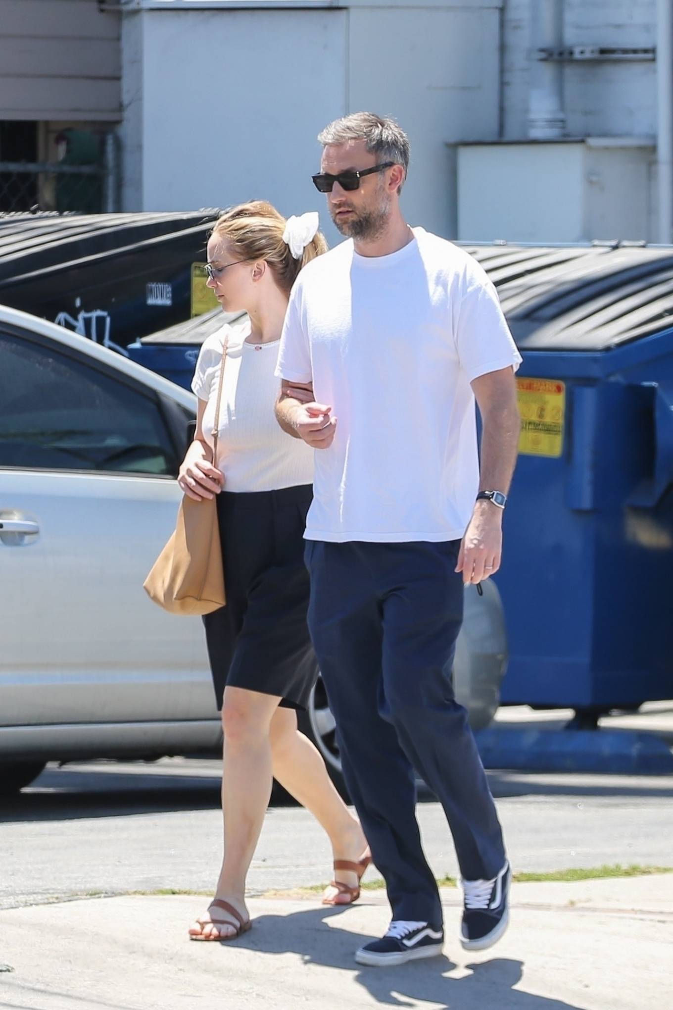 Jennifer Lawrence - With Cooke Maroney hold hands in West Hollywood