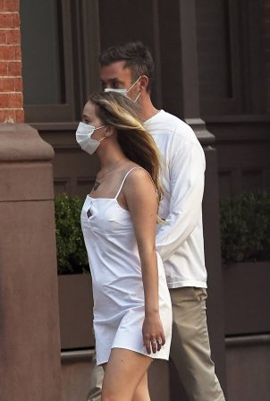 Jennifer Lawrence with Her Husband Cooke Maroney - Shows A Baby Bump