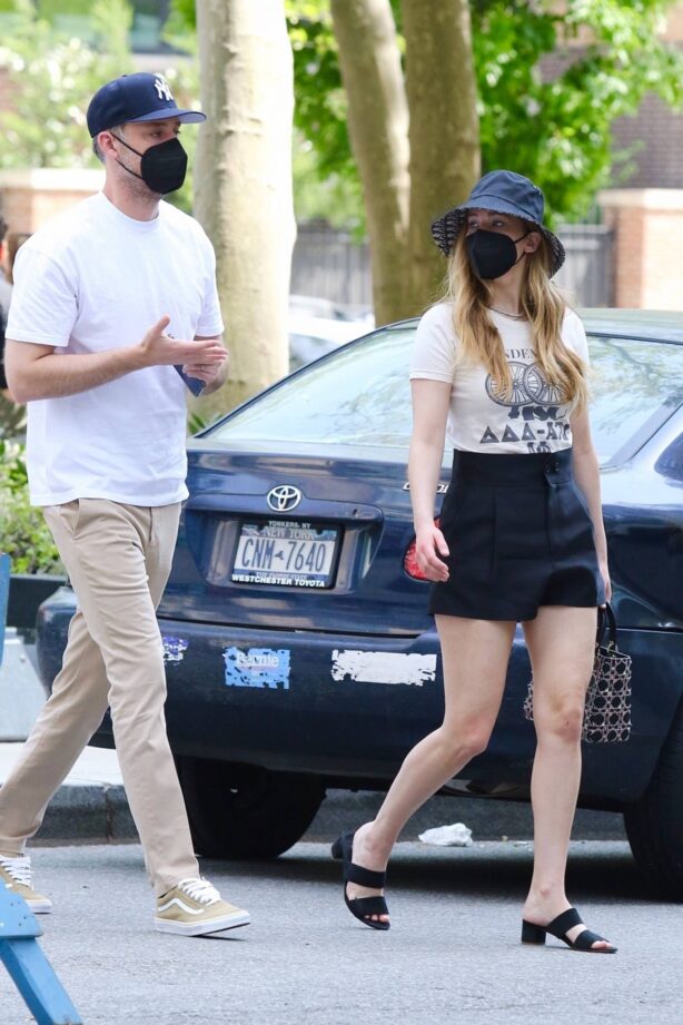 Jennifer Lawrence - With husband Cooke Maroney in Manhattan’s Soho area