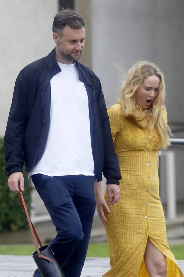 Jennifer Lawrence - With husband Cooke Maroney out in New Orleans