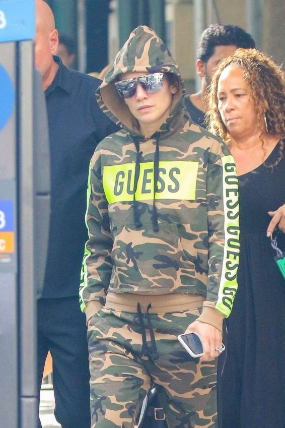 Jennifer Lopez - Ahead of her concert in New Jersey